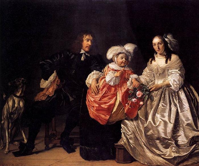 Bartholomeus van der Helst Carpentier and Child Sweden oil painting art